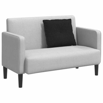 Rücken Kissen Schwarz 60 x 19 x 50 cm Stoff