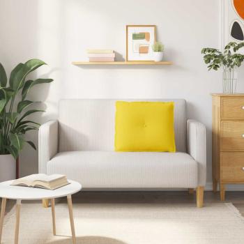 Rücken Kissen Helles Gelb 60 x 19 x 50 cm Stoff