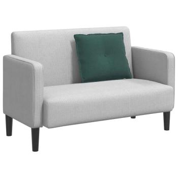 Rücken Kissen Dunkelgrün 60 x 50 cm Cordstoff