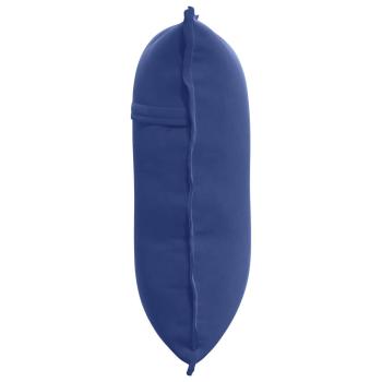 Rücken Kissen Polizeiblau 60 x 50 cm Cordstoff