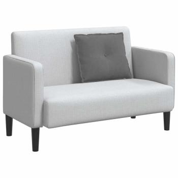 Rücken Kissen Dunkelgrau 60 x 50 cm Mikrofaserstoff