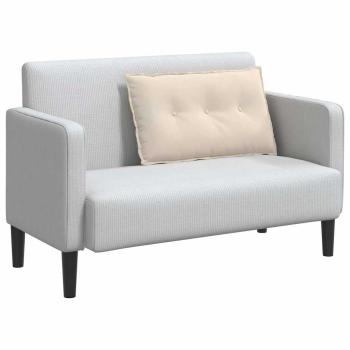 Rücken Kissen Beige 80 x 50 cm Mikrofaserstoff