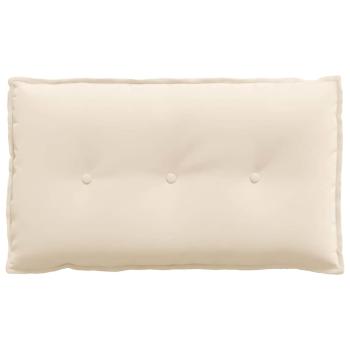 Rücken Kissen Beige 80 x 50 cm Mikrofaserstoff