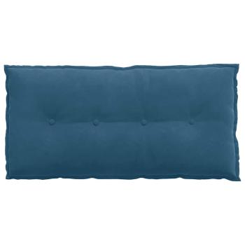 Rücken Kissen Blau 100 x 50 cm Cordstoff