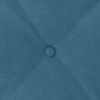 Rücken Kissen Blau 100 x 50 cm Cordstoff