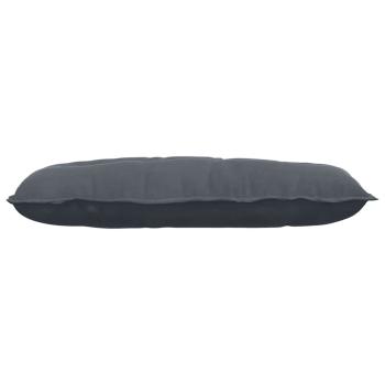 Rücken Kissen Dunkelgrau 100 x 50 cm Cordstoff
