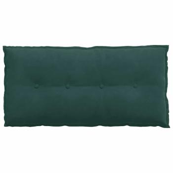 Rücken Kissen Dunkelgrün 100 x 50 cm Cordstoff