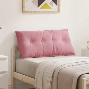 ARDEBO.de - Rücken Kissen Rosa 100 x 50 cm Cordstoff