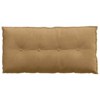 Rücken Kissen Braun 100 x 50 cm Cordstoff