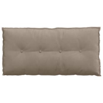 Rücken Kissen Taupe 100 x 50 cm Mikrofaserstoff