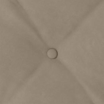 Rücken Kissen Taupe 100 x 50 cm Mikrofaserstoff