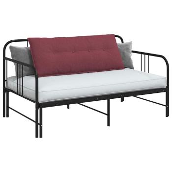 Rücken Kissen Weinrot 120 x 19 x 50 cm Stoff