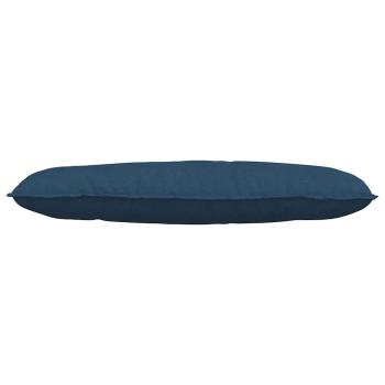 Rücken Kissen Blau 120 x 19 x 50 cm Stoff