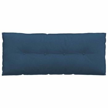 Rücken Kissen Blau 120 x 19 x 50 cm Stoff