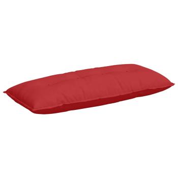 Rücken Kissen Rot 120 x 19 x 50 cm Stoff