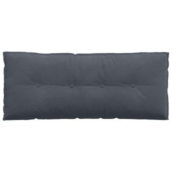 Rücken Kissen Dunkelgrau 120 x 50 cm Cordstoff