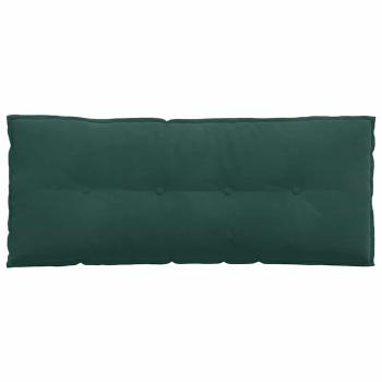 Rücken Kissen Dunkelgrün 120 x 50 cm Cordstoff