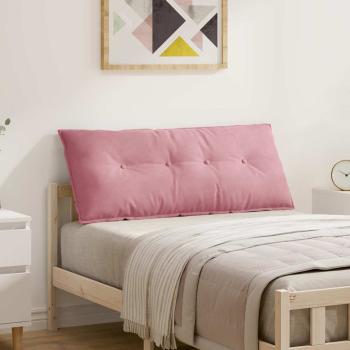 ARDEBO.de - Rücken Kissen Rosa 120 x 50 cm Cordstoff