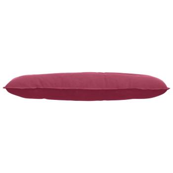 Rücken Kissen Weinrot 120 x 50 cm Cordstoff