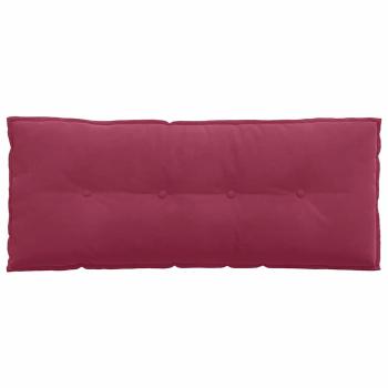 Rücken Kissen Weinrot 120 x 50 cm Cordstoff