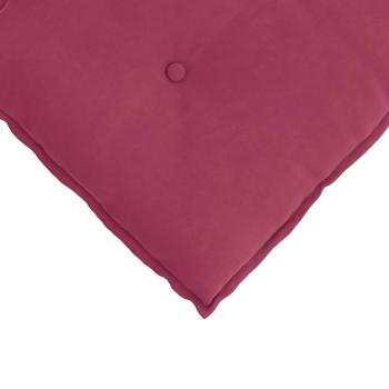 Rücken Kissen Weinrot 120 x 50 cm Cordstoff