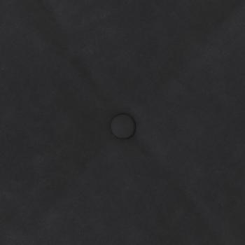 Rücken Kissen Schwarz 120 x 50 cm Cordstoff