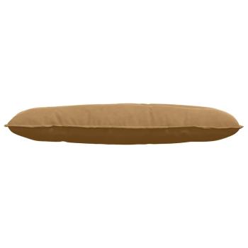 Rücken Kissen Braun 120 x 50 cm Cordstoff