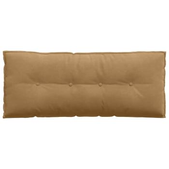 Rücken Kissen Braun 120 x 50 cm Cordstoff