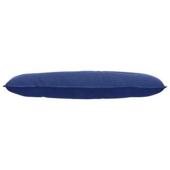 Rücken Kissen Polizeiblau 120 x 50 cm Cordstoff