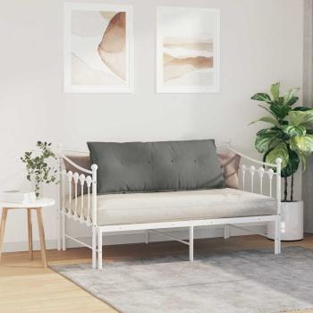Rücken Kissen Dunkelgrau 120 x 50 cm Mikrofaserstoff