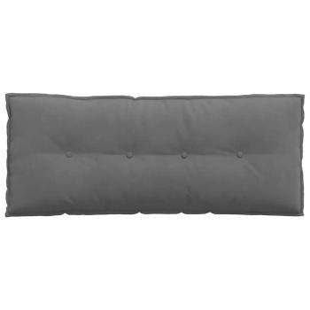 Rücken Kissen Dunkelgrau 120 x 50 cm Mikrofaserstoff