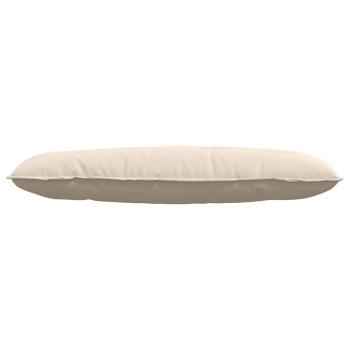 Rücken Kissen Beige 120 x 50 cm Mikrofaserstoff
