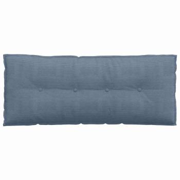 Rückenkissen Blau 120 x 50 cm Cordstoff