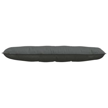 Rücken Kissen Dunkelgrau 140 x 19 x 50 cm Stoff