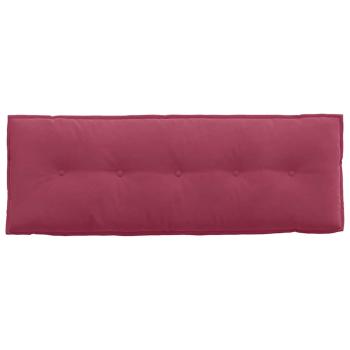 Rücken Kissen Weinrot 140 x 50 cm Cordstoff