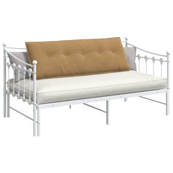 Rücken Kissen Braun 140 x 50 cm Cordstoff