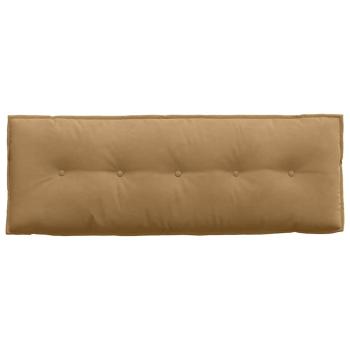 Rücken Kissen Braun 140 x 50 cm Cordstoff