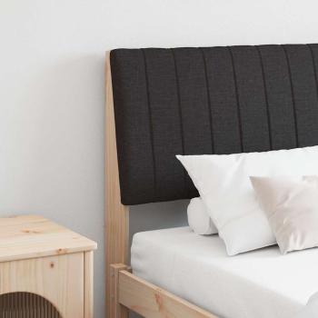 ARDEBO.de - Gepolstertes Kopfteil Schwarz 180 cm Massives Kiefernholz
