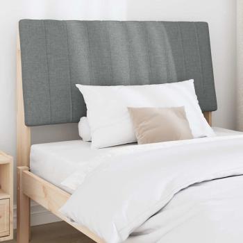 Gepolstertes Kopfteil Dunkelgrau 100 cm Massives Kiefernholz