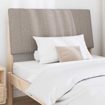 Gepolstertes Kopfteil Taupe 100 cm Massives Kiefernholz