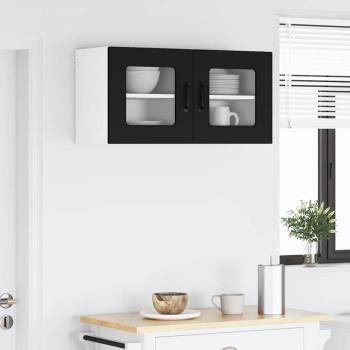 Küchenhängeschrank Schwarz 40 x 31 x 40 cm Holzwerkstoff