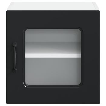 ARDEBO.de - Küchenhängeschrank 2 pcs Schwarz 40 x 31 x 40 cm Holzwerkstoff