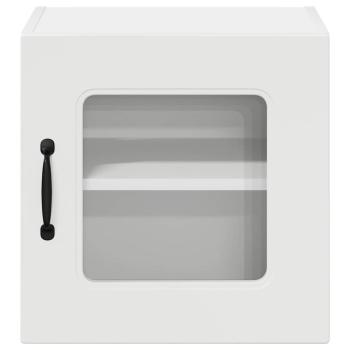 Küchenhängeschrank mit Tür 2 pcs Hochglanz Weiß 40 x 31 x 40 cm