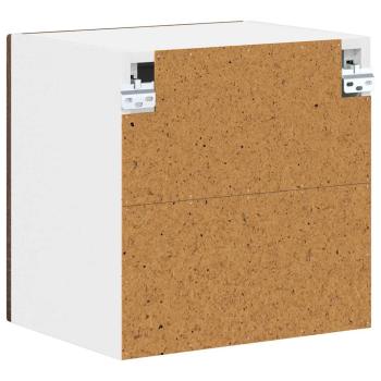Küchenhängeschrank mit Regal Braun Eichen-Optik 40 x 31 x 40 cm