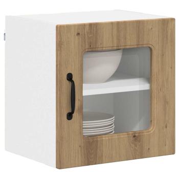 Küchenhängeschrank mit Tür 2 pcs Artisan-Eiche 40 x 31 x 40 cm