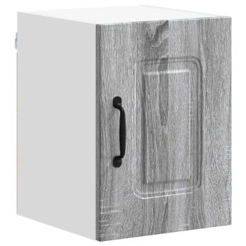 Küchenhängeschrank mit Tür 2 pcs Graues Sonoma 30 x 31 x 40 cm