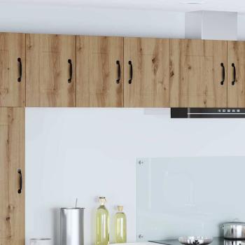 ARDEBO.de - Küchenhängeschrank mit Tür 2 pcs Artisan-Eiche 30 x 31 x 40 cm