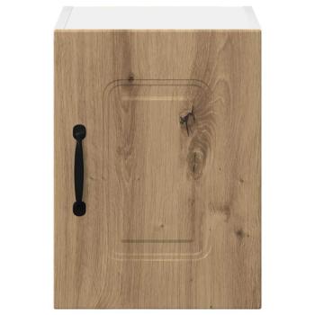 Küchenhängeschrank mit Tür 2 pcs Artisan-Eiche 30 x 31 x 40 cm