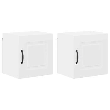 Küchenhängeschrank 2 pcs Weiß 40 x 31 x 40 cm Holzwerkstoff