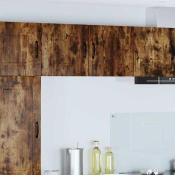 ARDEBO.de - Küchenhängeschrank 2 pcs Geräucherte Eiche 40 x 31 x 40 cm
